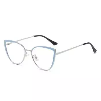 Роскошные очки с блокировкой синего света, женские дизайнерские очки «кошачий глаз», оптические очки, компьютерное стекло, защита глаз