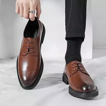 Роскошные официальные офисные мужские туфли из натуральной кожи итальянского дизайнера для мужчин, свадебные повседневные фирменные деловые туфли-лоферы, оксфорды для мужчин 6