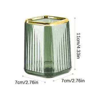 Роскошные органайзеры для макияжа, настольный ящик для хранения косметических кистей, офисный чехол для ручек, органайзер для кистей для макияжа, держатель для губной помады и всякой всячины белый