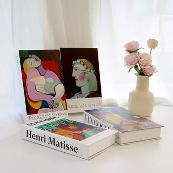 Роскошные поддельные книги имитация книги модель мода имитация книги украшения домашний декор style 4