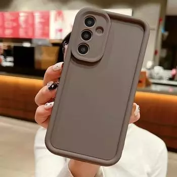 Роскошные Противоударные Утолщенные Силиконовые Чехлы Для Samsung Galaxy S25 S24 S23 S22 Ultra A34 A54 A53 A52 5G Мягкая Задняя Крышка Аксессуары Galaxy S24 Ultra