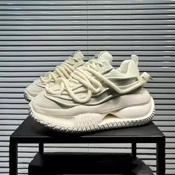 Роскошные, самые продаваемые однотонные универсальные повседневные туфли, модные трендовые маленькие белые туфли, мужская легкая спортивная обувь для отдыха на открытом воздухе 39 белый