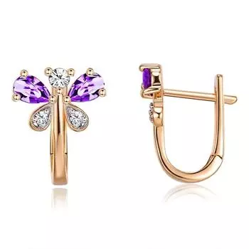 Роскошные серьги-гвоздики цвета шампанского с золотым и голубым цирконием для женщин, женский подарок, модные серьги для помолвки, ювелирные изделия, дропшиппинг