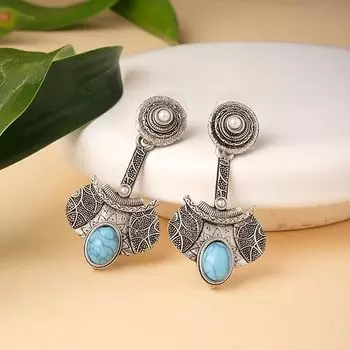 Роскошные серьги XPNSV из оксидированного джумка