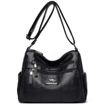 Роскошные сумки Кошельки Дизайнерские сумки через плечо Женская сумка Женская сумка с множеством карманов Фирменная кожаная сумка Основная