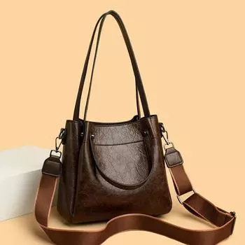 Роскошные сумки женские дизайнерские сумки через плечо большой емкости для женщин сумка через плечо из масляной кожи