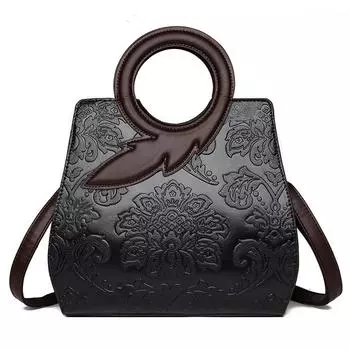 Роскошные сумки, женские сумки, дизайнерские качественные кожаные сумки через плечо с тиснением, женские брендовые сумки на ремне, большая сумка в стиле ретро, кошелек чёрный
