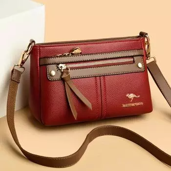 Роскошные сумки Женские сумки Дизайнерские высококачественные кожаные сумки через плечо для женщин Повседневные женские кошельки и сумки чёрный