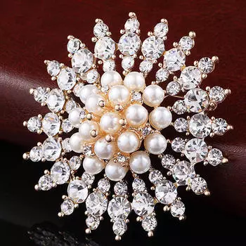 Роскошные свадебные украшения с искусственным цветком