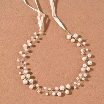 Роскошные тиары с искусственным жемчугом, повязки на голову, ручной работы, повязки для волос, инструменты для дизайна причесок для девочек и женщин, свадебные аксессуары для волос для невесты