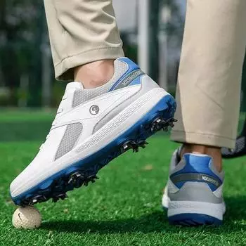 Роскошные туфли для гольфа Мужская одежда для гольфа для мужчин Легкая обувь для ходьбы Спортивные кроссовки 40