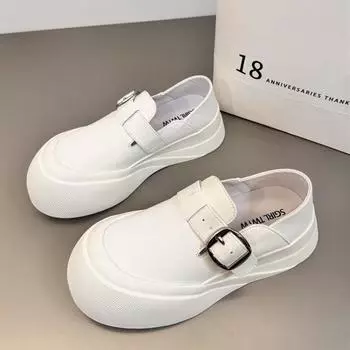 Роскошные туфли для женщин Повседневные кроссовки из белой искусственной кожи Прогулочные туфли на плоской подошве для женщин 2024 года Тренд Женские кроссовки Tenis Feminino 35 бежевый