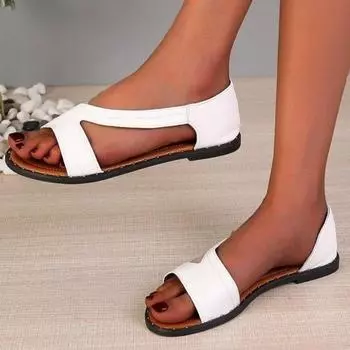 Роскошные туфли для женщин, сандалии, лето 2024, новые женские сандалии на плоской подошве для девочек, элегантные женские сандалии на каблуках, дизайнерские сандалии 36 чёрный