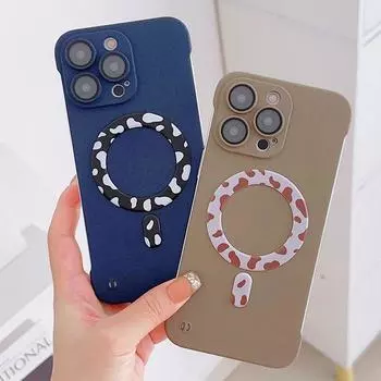 Роскошные ультратонкие матовые магнитные жесткие чехлы для iPhone 15, 14, 13, 12, 11 Pro Max Plus с пленкой для объектива, без полей, чехол для телефона Magsafe iPhone 15 Pro Max