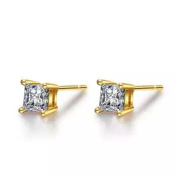 Роскошные уникальные серьги женские украшения подарок на день святого валентина женские аксессуары для вечеринок и свадеб простые серьги из циркония мини маленькие серьги-косточки для ногтей Copper