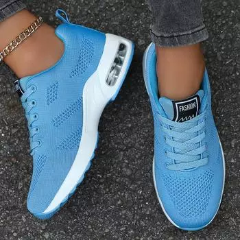 Роскошные женские спортивные легкие кроссовки на плоской подошве, дышащие новые вулканизированные туфли, увеличивающие рост, амортизирующие кроссовки для ходьбы 36 фиолетовый