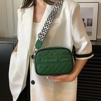 Роскошные женские сумки через плечо из натуральной кожи с широким плечевым ремнем из коровьей кожи