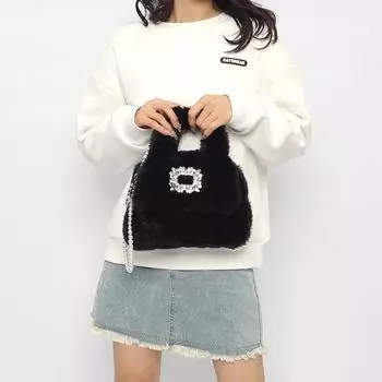 Роскошные женские сумки через плечо с цепочками и жемчугом, шикарные дизайнерские женские сумки с отделкой из страз, женские мягкие сумки через плечо, кошельки