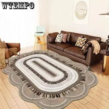 Роскошные золотые нерегулярные ковры для гостиной, украшения домашнего журнального столика, противоскользящие ковры большого размера для спальни, моющиеся мягкие напольные коврики 80*120cm