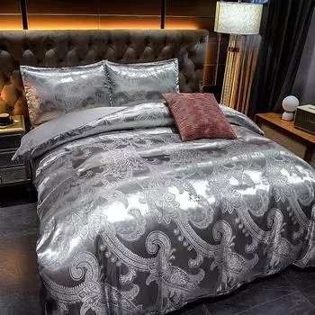 Роскошный 2- или 3-предметный комплект постельного белья, жаккардовый комплект пододеяльника, предметы первой необходимости для дома, мягкое и уютное постельное белье, удобная коллекция постельных принадлежностей 135*200cm 2pcs