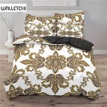 Роскошный 3D цветочный принт для дома, комфортный пододеяльник, наволочка, детский комплект постельного белья размера Queen и King EU/US/AU/UK EU single(135x200cm)