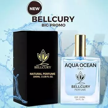 Роскошный аромат Bellcury Aqua Ocean с долговечным ароматом премиум-класса, удовые духи для мужчин/подарочный набор/старейшая коллекция духов/тонкий спрей 100 ml