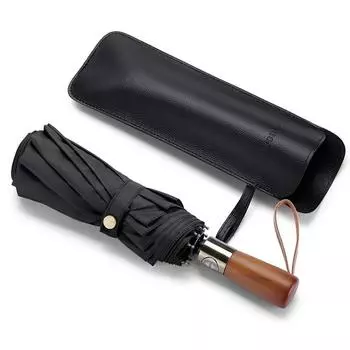 Роскошный автоматический деловой зонт для мужчин, анти-УФ-зонтик, пляжный зонт, портативный складной автомобильный ветрозащитный зонт от дождя красный