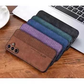 Роскошный бампер Coque PU кожаный чехол для телефона Samsung Galaxy A35 A55 5G A05S A15 A14 M14 A04E A24 A25 A34 A54 A52 Чехол A52 зелёный