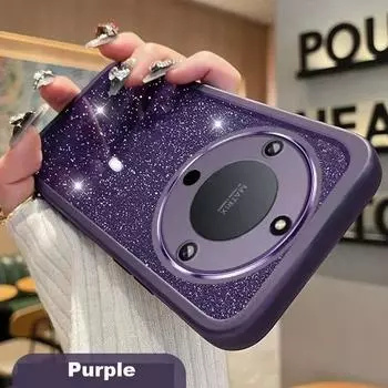 Роскошный блестящий чехол для Honor Magic 5lite 90 Lite X9a X8b X6a Magic Lite 6, силиконовый мягкий чехол, противоударные чехлы Magic5 Lite чёрный