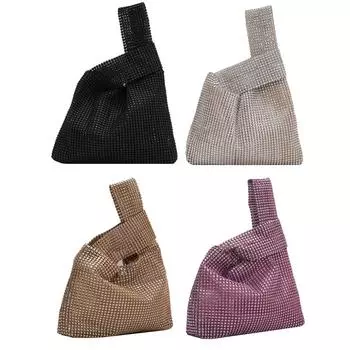 Роскошный блестящий клатч со стразами, модные вечерние сумки с блестками для женщин, блестящая сумка с бриллиантами, сумка-тоут для свадебной вечеринки, банкета серебряный