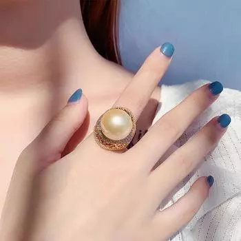 Роскошный блестящий кубический цирконий CMM, ювелирные изделия из кубического циркония золотого цвета с изменяемым размером пальца золотой