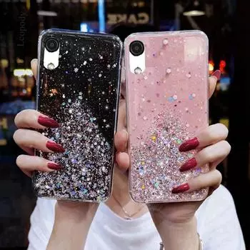 Роскошный блестящий мягкий чехол для телефона Samsung Galaxy A03 Core A032F A03Core, блестящая задняя крышка для Samsung A 03 Core, бампер for Samsung A032F прозрачный