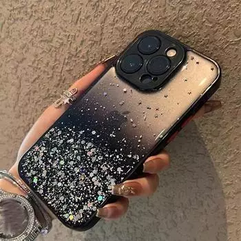 Роскошный блестящий прозрачный чехол для iPhone 14 Pro Max 15 13 12 11 Pro Max X XR XS Max 7 8 15 Plus, акриловый противоударный чехол For iPhone X