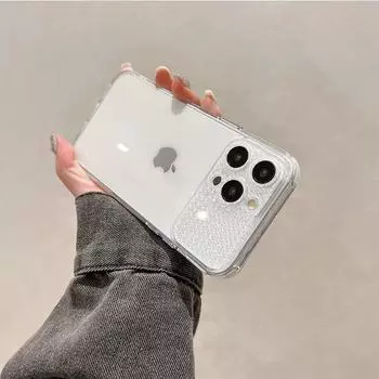 Роскошный блестящий прозрачный чехол для телефона iPhone 15 Pro, чехол для iPhone 11 13 12 14 Pro Max XR XS X 7 8 Plus SE SE3, противоударный чехол For iPhone 14 Plus