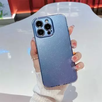 Роскошный блестящий желейный чехол для iPhone 15, 14, 13, 12, 11 Pro Max XR XS 7 8Plus SE 2020, комплексные чехлы для защиты от падения iPhone 15 Pro Max чёрный