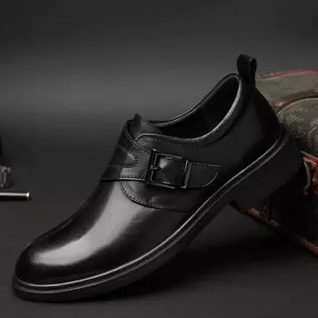 Роскошный бренд 2024Новинка натуральная кожа лоферы мужская мода повседневная деловая свадебная вечеринка повседневная классическая нескользящая свадебная обувь для платья 36 чёрный