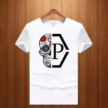 Роскошный бренд с принтом получерепных цветов и букв для мужчин и женщин 2023 года, новая свободная футболка с коротким рукавом и круглым вырезом S