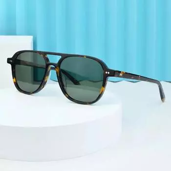 Роскошный бренд винтажные поляризованные солнцезащитные очки мужские и женские ретро солнцезащитные очки для вождения солнцезащитные очки мода UV400 женские ацетат other