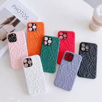 Роскошный чехол Camellia Lambskin для iPhone 14 Pro Max, в стиле маленького ароматизатора для телефонов Apple 11, 13, XR. iPhone 12pro