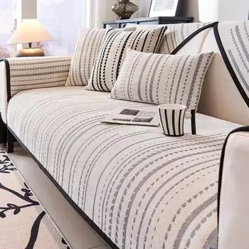 Роскошный чехол для дивана из шенилла для гостиной, домашний нескользящий чехол для дивана, полотенце, нескользящий чехол для дивана в форме буквы L 70x70 A