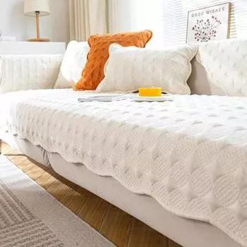 Роскошный чехол для дивана из синели, однотонный мягкий цвет, подушка для дивана в гостиной, нескользящая подушка для дивана, подлокотник, чехол на спинку 70x70cm 1pcs