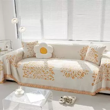 Роскошный чехол для дивана, шерстяная пряжа, диванное полотенце, одеяло, чехол для дивана, простой чехол для дивана с защитой от кошачьих царапин для гостиной, 1/2/3/4 места 180X130
