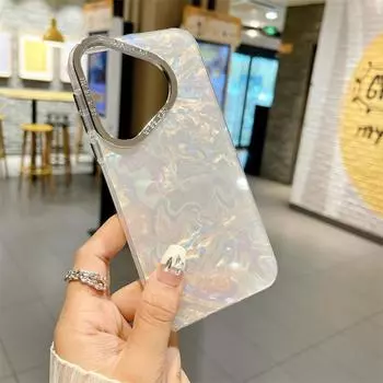 Роскошный чехол для Huawei Pura 70 P40 P50 P60 Pro + Plus Blink Back Cover Ladys Lovely Fashion Protect Shell Pattern For Pura 70 белый