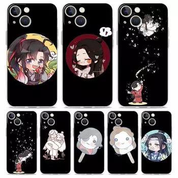 Роскошный чехол для iPhone 15 14 13 12 11 Pro Max XS X XR 7 8 Plus, мягкий, прозрачный, ударопрочный чехол, Heaven Officials Blessing TGCF iPhone 12