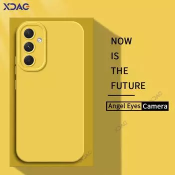Роскошный чехол для телефона Angel Eyes для Samsung Galaxy A54 5G, квадратный жидкий силиконовый чехол для задней панели SamsungA54, противоударный, 360 градусов, модный чехол Samsung A54