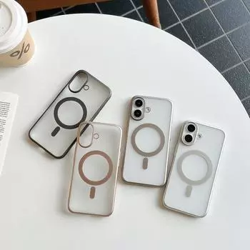 Роскошный чехол для телефона Desert Titanium Gold для iPhone 16 Plus 15 14 Pro 13 12 Pro Max с полной защитой от ударов, магнитный матовый прозрачный твердый чехол iPhone 16 чёрный