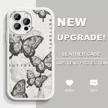 Роскошный чехол для телефона из искусственной кожи с бабочкой для Realme 10 C35 C31 C30 Realme GT Neo2 Realme 8 Pro 7i C17 Narzo 20 Pro Realme 6i, мягкая задняя крышка Realme X2/Realme XT/OPPO K5