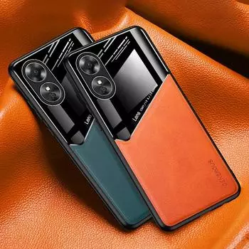 Роскошный чехол для телефона из искусственной кожи для OPPO Reno 8T 4G A17 A17K, силиконовый защитный чехол для OPPO A58 5G A1 Pro Reno8T Coque