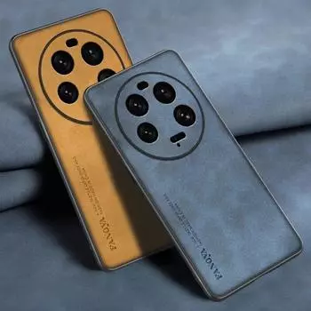 Роскошный чехол для телефона из искусственной кожи для Xiaomi Mi 13 Ultra, матовый силиконовый защитный чехол для Xiaomi Mi 13 13T Pro Mi13 Lite 5G For Xiaomi 13 Ultra чёрный