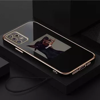 Роскошный чехол для телефона из ТПУ с ремешком для Samsung Galaxy A04 05s A13 A14 A24 A54 A34 Note20 S23 Ultra, чехлы A14, милый чехол для добермана-пинчера Samsung Galaxy A01